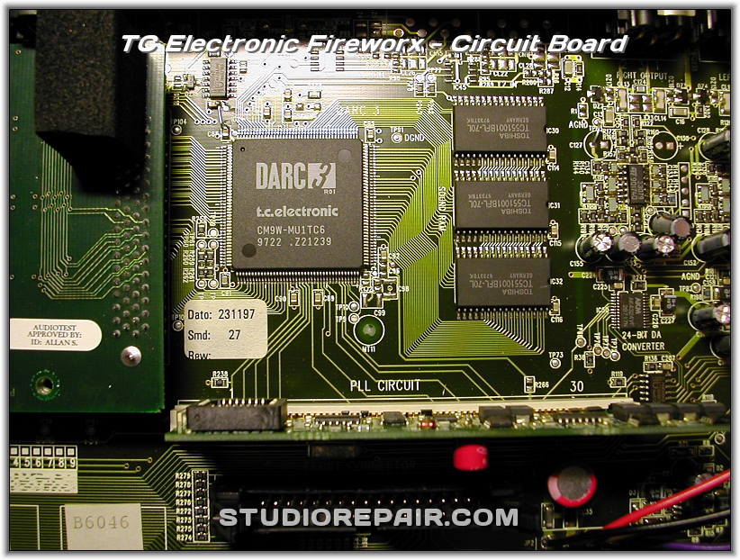 STUDIO REPAIR - TC Electronic Fireworx - Circuit Board