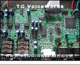 TC Helicon VoiceWorks - Codec * AKM4524 24-bit codec for analog I/O and CS8414 digital audio receiver for AES/EBU and S/P-DIF.