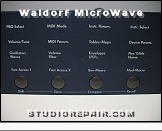 Waldorf MicroWave - Front Panel * …