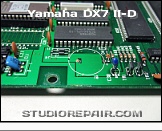 Yamaha DX7 II-D - Battery * Backup Battery Dismounted