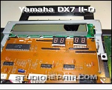 Yamaha DX7 II-D - Display Assembly * Broken LCD