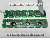 Yamaha DX7 II-D - LCD Module * Origin vs. Replacement LCD Module