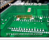 Yamaha DX7 II-D - Shielding Plate * Ground Shielding Plate Underneath the D/A Converter Chip