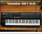Yamaha DX7 II-D - Top View * …