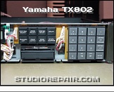Yamaha TX802 - Front Panel * Mode Select Buttons, Keypad & Cartridge Slot