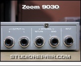 Zoom 9030 - Rear Panel * Input & Output Jacks, External Send/Return Jacks