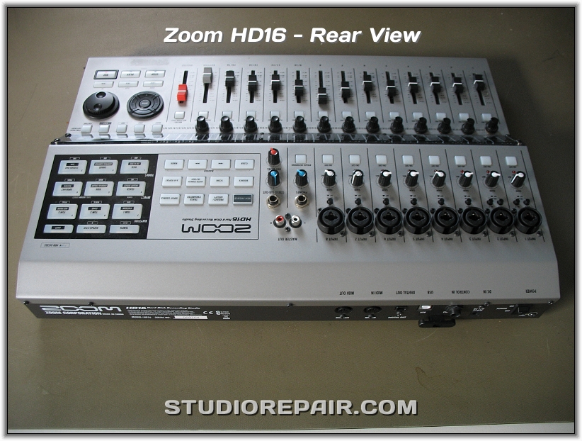 STUDIO REPAIR - Zoom HD16 - Rear View