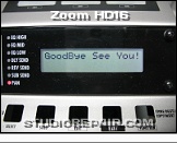 Zoom HD16 - Display * GoodBye See You!