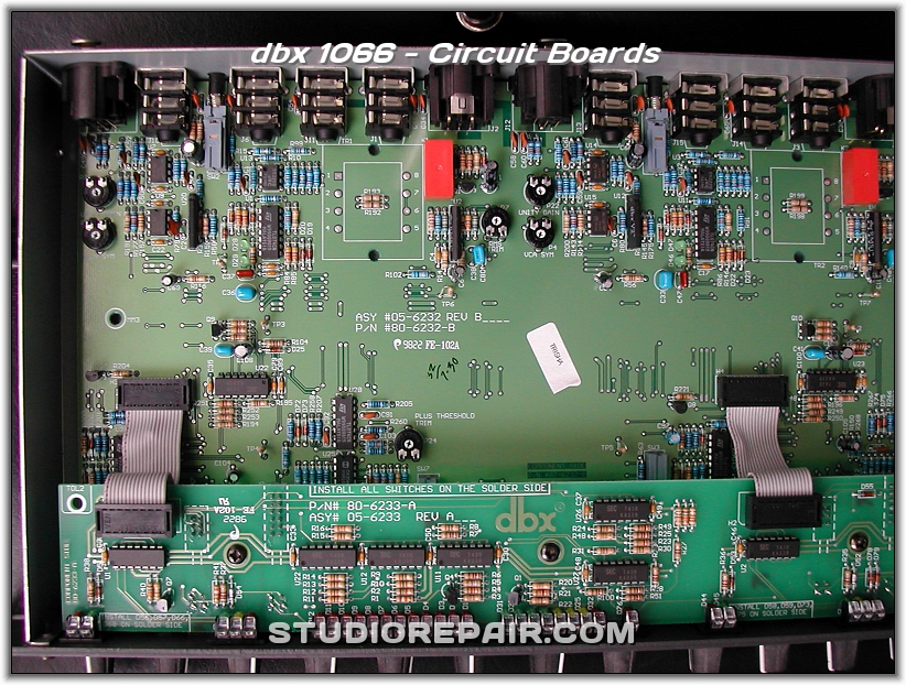 STUDIO REPAIR - dbx 1066 - Circuit Boards