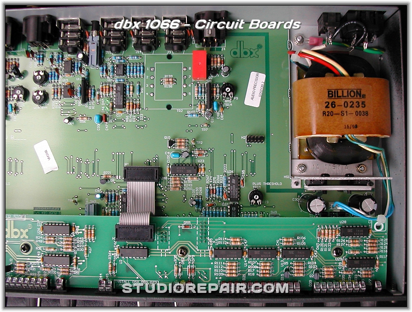 STUDIO REPAIR - dbx 1066 - Circuit Boards