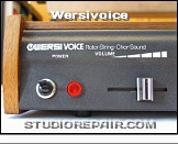 Wersivoice FM 76 S - Front View * Power Switch & Volume Control