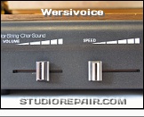 Wersivoice FM 76 S - Front View * Volume & Speed Control