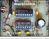 Wersivoice FM 76 S - Circuit Board * Wersi-IC WIC5020 = BBD (likely a TDA1022 BBD w/ 512-Stages)