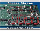Rhodes Chroma - Dual Channel Board * Model 2101 - Dual Channel Board: circuitry (right side)