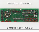 Rhodes Chroma - Dual Channel Board * Model 2101 - Dual Channel Board: component side