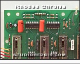 Rhodes Chroma - EQ Board - CEM3360 * Model 2101 - EQ Board: Curtis CEM3360 ICs