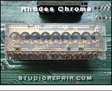 Rhodes Chroma - I/O Board: Display * Model 2101 - I/O Board: 9-digit seven-segment numeric LED display with 3mm character height (TIL393-B)