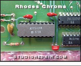 Rhodes Chroma - I/O Board - D/A Converter * Model 2101 - I/O Board: Main D/A Converter (AD7541 12-bit DAC)