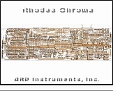 Rhodes Chroma - I/O Board Blueprint * Model 2101 - Blueprint of the I/O circuit board extracted from the service manual