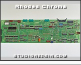Rhodes Chroma - I/O Board - PCB * Model 2101 - I/O Board: component side