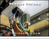 Rhodes Chroma - PSU - SPSU Kit * Model 2101 - Mains Inlet: Modified cabling to connect the Switching Power Supply Unit Replacement Kit by Luca Sasdelli & Sandro Sfregola