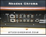 Rhodes Chroma - Rear Panel Jacks * Model 2101