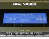 Akai VX600 - Display * Screen: VCO Page