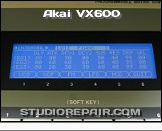Akai VX600 - Display * Screen: EG Page