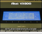 Akai VX600 - Display * Screen: MIDI Menu