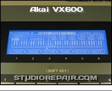 Akai VX600 - Display * Screen: Chord Play Fingerboard