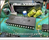 Akai VX600 - D/A Converter * Burr-Brown PCM54HP D/A Converter