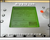 Alesis Ion - Display * Diagnostic Screen