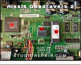 Alesis QuadraVerb 2 - Mainboard * Q2MAIN PCB 9-40-1128 Rev.E - Philips 80C31 MCU with 64kB RAM
