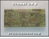 Crumar DS 2 - Circuit Board * PCB P433 - DAC - Soldering Side
