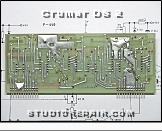 Crumar DS 2 - Circuit Board * PCB P440 - ADSR Circuitry - Soldering Side