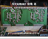 Crumar DS 2 - Circuit Board * PCB P448 - Soldering Side