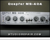 Doepfer MS-404 - Front Panel * MIDI and VCO section