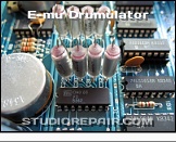 E-mu Drumulator - Channel Demux * A DMX-88 from Precision Monolithics Inc. serves as the channel demultiplexer