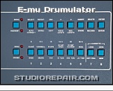 E-mu Drumulator - Panel View * …