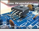 E-mu Drumulator - Bridge Rectifier * Maintenance & Repair - Replacement of the four rectifier diodes by a bridge rectifier