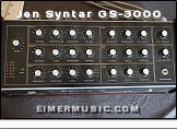 Jen Syntar GS-3000 - Top View * …