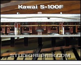 Kawai Synthesizer-100F - Keyboard Assembly * Key Contacts Bus Bar