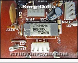 Korg Delta - Synthesizer Board * PCB KLM-238A - GI/General-Instruments AY-3-0214 12-Note Top Octave Synthesizer