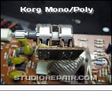 Korg Mono/Poly - Voice Board * KLM-354 VCO Circuit Board - Portamento Potentiometer