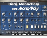 Korg Mono/Poly - Front Panel * …