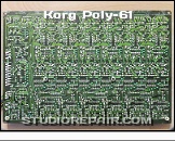 Korg Poly-61 - Voice Board * KLM-508A Synth Voice Board (New Production) - Soldering Side