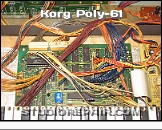 Korg Poly-61 - Processor Board * KLM-475 CPU Board (Old Production)