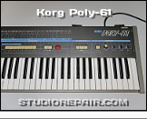 Korg Poly-61 - Top View * Right Side