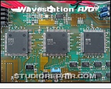 Korg Wavestation A/D - Mainboard * PCB KLM-893C - ASICs: MB87405 (MDE), MB87727 (DF88 - Digital Filter/Amplifier/Mixer), MB87726 (TG88 - Tone Generator)