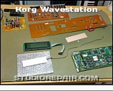 Korg Wavestation - LCD Backlight * Replacement of the LCD Module's Electroluminescence Backlight